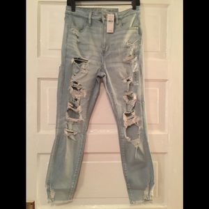 AE High waisted stretchy jeggings size 10S